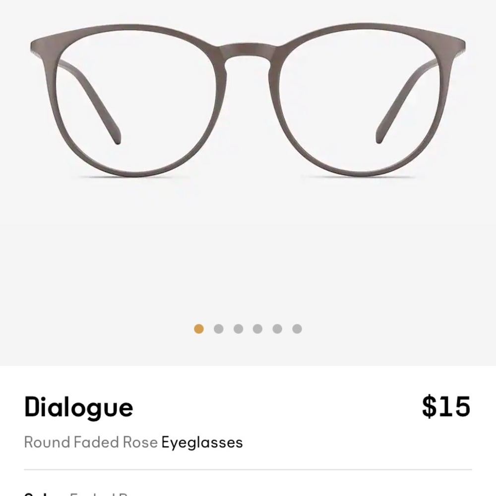 Dialogue faded rose eyebuydirect frames